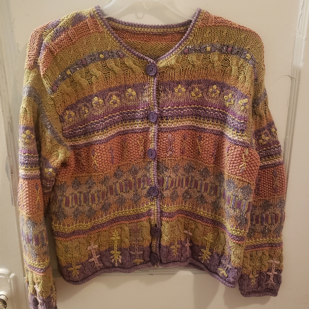 Vintage knit cardigan